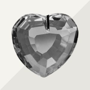 (7271) BEVELED FACET HEART